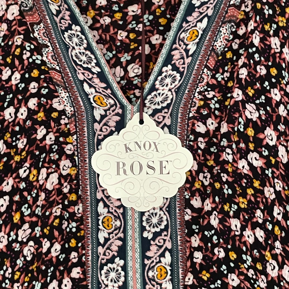 Knox Rose Multicolor Floral maxi dress